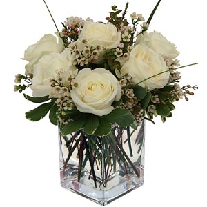 Boonton Florist | 6 White Roses